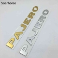 Soarhorse 3d For Pajero Letter Logo Abs Emblem Badge Stickers Car Body Side Logo Decal For Mitsubishi Pajero - Car Stickers - Of