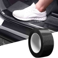 3m Universal 5d Car Door Sill Transparent Carbon Fiber Stickers Anti Scratch For Toyota Camry Corolla Prius Rav4 Venza Sienna -