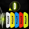 Fluorescent Car Door Reflective Strips Warning Stickers For Lada granta vesta kalina priora niva largus Opel Astra H G J zafira|