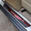 For Auto CX5 Accessories Door Sill Scuff Plate Protector Threshold Pedal Trim Cover Car Sticker 2015 2017 2018 2019 2020 2021|Ca