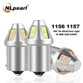 NLpearl 2x Signal Lamp 1156 Ba15s P21w LED Bulb Bau15s Py21w 3030SMD 1157 Bay15d Led P21/5w Car Turn Signal Light Brake Lamp 12V