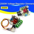 Ac 220v 2000w Scr Voltage Regulator Dimming Dimmers Motor Speed Controller Thermostat Electronic Voltage Regulator Module Javino