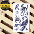 Waterproof Temporary Tattoo sticker 3D Scorpions tattoo Water Transfer fake tattoo flash tattoo for men