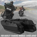 Motorcycle Saddle Bag Luggage Rack Liner Saddlebag For Harley Touring Road King Electra Street Glide Ultra Tour Fltr Flhx 93-20