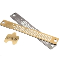 Temporary Car Parking Card Telephone Number Card Notification Night Light Sucker Plate Car Styling Phone Number Card|Car Sticker