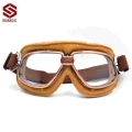 Motorcycle Vintage Old School Retro Goggles Glasses For Sport Racing Off Road Pilot Cycling Eye Ware - Glasses - Officematics.co