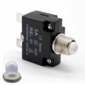 5A Circuit Breaker Overload Protector Push Button Switch With Waterproof Cap Resettable Thermal Panel Mount AC125/250V DC50V|Tru