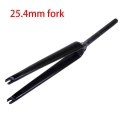 Newest 700c 25.4mm Racing Road Bike Glossy Matt 3k Ud Full Carbon Fibre Fork Track Fixed Gear Bicycle Front Fork -
