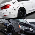 Car Styling 3D Decals Emblem Symbol Creative Personalized Stickers Fake Bullet Hole Gun Shots Funny Car Helmet Stickers|Car Stic
