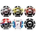 3D Carbon Fiber Motorcycle Fuel Tank Sticker Gas Cap Protector Decals For Honda RVF VFR CBR 250 400 500 600 1000RR 1100|Decals &