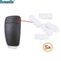 16X6mm Oval Car Key logo sticker for Audi A3 A4 S4 Q7 remote keys|Car Key| - Officematics.com