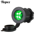 12v Universal Cigarette Lighter Socket Led Indicator Waterproof Adapter Plug Power Supply Outlet For Car Auto Motorcycle Boat D5