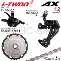 LTWOO AX12 12 speed MTB Groupset include Right Shifter Rear Derailleur and SUGEK Cassette Sprocket 50T 52T and X12 Chain Origin|