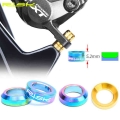 4pcs/set Mountain Bmx Bike Bicycle Titanium M6 Concave And Convex Washer Spacer For Disc Brake Caliper Group Xt Mounting Bolts -