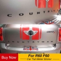 Car Tail Metal 3d Letters Sticker And Emblem Rear Trunk For Mini Cooper Countryman R60 F60 Car Styling Accessories - Car Sticker