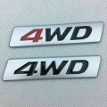 1X 3D Matt Metal Sticker 4WD Emblem 4X4 Badge Decal Car Styling For Honda CRV Accord Civic Suzuki Grand Vitara Swift SX4|Car Sti