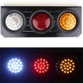 2pcs 10 30V Led Rear Lights Tray Back Ute Trailer Truck Boat Reverse Indicator 12V 24V LED Stop Tail Light White Red Amber 63Led