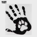 YJZT The Palm Dog Funny Car India Offbeat Vinyl Sticker Decals Black/Silver C10 00187|Car Stickers| - Officematics.com