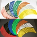 8 Colors Motorcycle Wheel Tire Rim Hub Decals Universal Car Styling Tyre Reflective Strips Sticker Tape 18 Inches|Decals & S