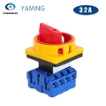YMD11 32A 4P Isolator Switch 2 Position On Off Manual Rotary Changeover Cam Selector Padlock Switch Replace LW30|Switches| - O