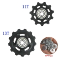 Bicycle Rear Derailleur Jockey Wheel Pulley Wheel 11t 13t For 9/10/11 Aluminum Speed Sealed Steel Bearing Bike Derailleur Parts