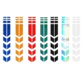 Motorcycle Reflective Sticker Wheel Car Decal On Fender Waterproof 34x5cm Refit Decoration Waterproof Car Stickers - Decals &amp