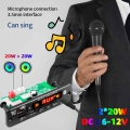 12V Car Decoder Board Bluetooth MP3 FM Radio Kit USB TF Power Amplifier 2*20W Wireless Handsfree Music Player Support Karaoke|Ca