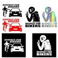 3D Respect for Cyclists Waterproof Reflective Biker Motorcycle Car Sticker Decal E7CA|Car Stickers| - Officematics.com