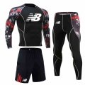 Men's clothing Winter first layer Thermal set Compression underwear Jogging suits For Men Tracksuit long johns rashgard male