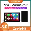 Carlinkit 3.0 Bluetooth Auto Connect Wireless Carplay Adapter for Original Car Multimedia Player iPhone Remote Control Plug&