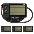 E Bike 24V/36V/48V LCD Display Speed Controller Electric Bicycle Car Scooter Waterproof Lightweight LCD Display Panel Plastic|El