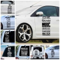 Text Racing Door Decal Car Reflective Sticker Kit Waterproof Decoration Vinyl Sparco Decal Stickers Cool Auto Accessories - Car