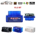 2PCB OBD2 ELM327 V1.5 PIC18F25K80 Bluetooth Car Engine Diagnostic Tool OBDII ELM 3271.5 BT Automotive Scanner for Android PC|Cod