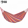 240*150cm 2 Person Hammock hamac outdoor Leisure bed hanging bed double sleeping canvas swing hammock camping hunting 3 Color