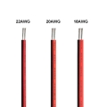 20/100m Electrical Wire 2 Pin Wires Led Strip Cable 22awg 12v Sm Jst Flexible Electric Extension Cable For Lamp Bulb Automotive