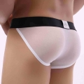 Seamless Men Briefs Ultra thin Transparent Sexy Men's Thin Underpants Low Waist Bikini Underwear Cool Male Panties|Briefs|