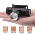 xm l2 lámpara de cabeza led faros recargables cabeza de luz linterna led zoomble impermeable usb faro antorcha faro uso 18650