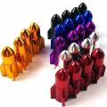 1PC Rocket design Bike Valve Car Truck Air Port Cover Tire Rim Valve Wheel Stem Caps Motorcycle Bicycle Wheel Tire Valve Cap|Val