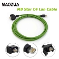 Lan Cable C4 Benz Mb Star 4 Diagnostic Cars Trucks Plastic - Officematics.com