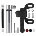 WEST BIKING Hand Mini Bicycle Pump Tire Air Inflator Schrader Presta Valve Ball Needle Hose MTB Accessories Portable Bike Pump|E