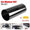 20cm*150cm Car 5％VL Sun Visor Strip Tint Film Front Glass Windshield Protect Shade Blocking UV Rays Sticker Window Film|Car Stic