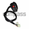 Motorcycle Light Hi Lo Beam Kill Electric Start Turn Horn 5 Function Switch with Choke Lever for ATV Quad|Motorcycle Switches|