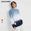 JackJones Men's 100% Cotton Casual Round Neckline Gradient Regular fit Knit Sweater|220424014|Pullovers| - Officematics