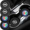 1pcs Car Cup Holder Coaster Non slip Pad Mat Interior Decoration For FIAT Panda Bravo Punto Linea Croma 500 595 Ducato Gadgets|C
