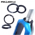 Risk 1.5inch Bike Headset Base Spacer Crown Race Bike Headset Washer Bicycle Parts 29.9mm Tapered Fork Straight Fork 45 Degree -