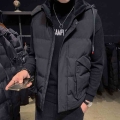 Plus Size Men's Winter Vest Jacket Sleeveless Clothing 2021 New Hooded Windbreaker Warm Waistcoat Fleece Vest Men Coats 8XL|