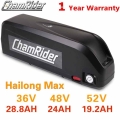 Original 48V Battery 48V 20AH 52V ebike Battery 36V Hailong Max 40A BMS 350W 500W 750W 1000W 1500W 21700 Cell BBS02 BBS03 BBSHD
