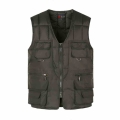 Multi Pocket Cotton Vest For Men Winter Padded Casual Thick Warm Photographer Sleeveless Outerwear Jacket With Many Pockets Male