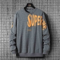 Autumn Spring 2021 Sport Hoodies Sweatshirt For Men's Black Hip Hop Punk Pullover Streetwear Casual Fashion Clothes Oversize