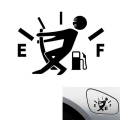 1PC Black/ White Funny Car Sticker Pull Fuel Tank Pointer Reflective Car Stickers Decal|Car Stickers| - Officematics.com